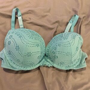 Cacique Lace Bra in Soft teal